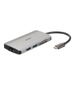 D-Link 8-in-1 USB-C Hub with HDMI/Ethernet/Card Reader/Power Delivery