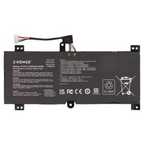 2-Power baterie pro Asus GL504GM ( C41N1731 C41PnC5 0B200-02940000 alternative)  Baterie 15,4V 3400mAh