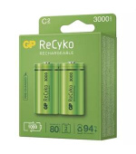GP C ReCyko 3 000 mAh, nabíjecí, 2 ks PP