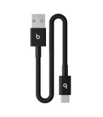 Beats USB-A / USB-C Woven Cable (20cm)- Bolt Black