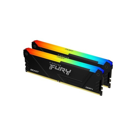 Kingston FURY Beast/DDR4/32GB/3200MHz/CL16/2x16GB/RGB/Black