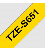 TZE-S651, žlutá/černá, 24mm
