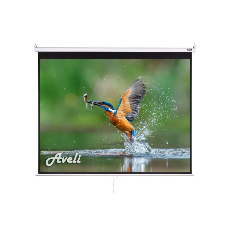 Nástěnné projekční plátno AVELI, 150x113 cm (4:3) 73"