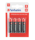Alkalické AA /LR6/ baterie 4ks/pack Verbatim