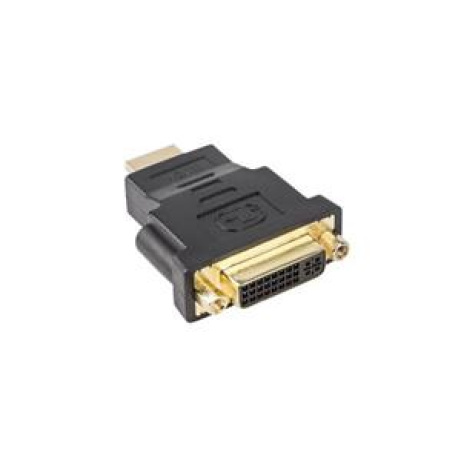 LANBERG redukce HDMI (M) na DVI-D (F) (24+5) černý