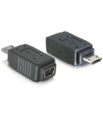 Delock redukce micro USB B samec na USB mini 5pin samice