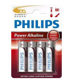 Philips baterie AA PowerLife, alkalická - 4ks