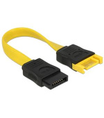 Delock Prodlužovací kabel SATA 6 Gb/s samec > SATA samice 10 cm žlutý