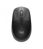 Logitech M190/Kancelářská/Optická/1 000 DPI/Bezdrátová USB/Černá