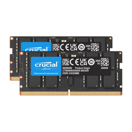 Crucial/CSODIMM DDR5/64/6400MHz/CL52/2x32GB