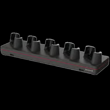 Honeywell CT70 5-bay charging base w/o power cord, up to 5pcs of CT70 with or w/o boot, power supply
