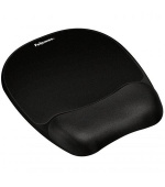 Fellowes podložka pod myš a zápěstí pěnová černá