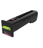 Lexmark CS820, CX82x, CX860 Magenta Return Programme Toner Cartridge - 8 000 stran