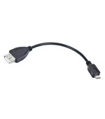 GEMBIRD Kabel USB AF/micro USB, OTG, 15cm, pro tablety a smartphone