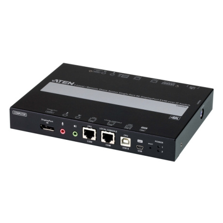 Aten 1-Local/Remote Share Access Single Port 4K DisplayPort KVM over IP Switch
