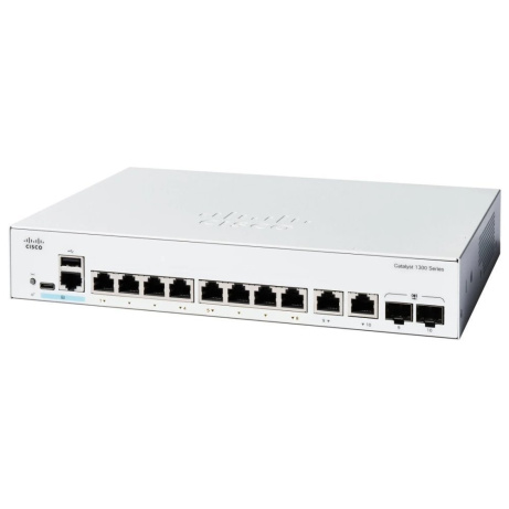 Cisco Catalyst switch C1300-8T-E-2G (8xGbE,2xGbE/SFP combo,fanless) - REFRESH