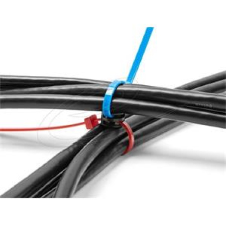 Delock Spojka na montáž kabelových úvazků, H 12 x V 8 mm, 90°, otáčivá, černá, 100 ks