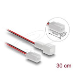 Delock Prodlužovací kabel ventilátoru ze zástrčky na zásuvku, 2 pinový, 30 cm