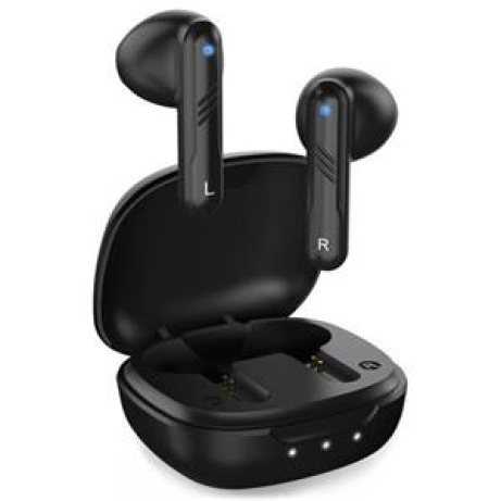 Genius HS-M905BT, Headset, bezdrátový, do uší, mikrofon, Bluetooth 5.3, USB-C, černý