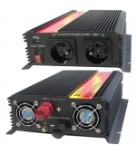 Měnič napětí Carspa CAR1.6KU-24 24V/230V+USB 1600W, modifikovaná sinus