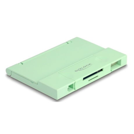 Delock Čtečka karet USB 5 Gbps, USB Type-C™ / Typ-A na paměťové karty SD a Micro SD s praktickým pouzdrem na paměťové ka