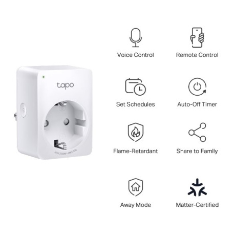 TP-Link Tapo P100M(EU) Mini chytrá Wi-Fi zásuvka