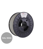 Tisková struna (filament) C-TECH PREMIUM LINE, PETG, bílý hliník, RAL9006, 1,75mm, 1kg