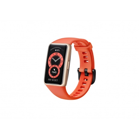 Huawei Band 6/Gold/Sport Band/Orange