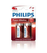 Philips baterie C PowerLife, alkalická - 2ks