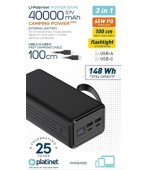 PLATINET POWER BANK 40000 MAH 65W PD