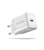 AXAGON ACU-PD20W, nabíječka do sítě 20W, 1x port USB-C, PD3.0/PPS/QC4+/AFC/Apple, bílá