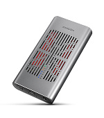 AXAGON EEM2-20GD, USB-C 20Gbps externí box pro dva M.2 NVMe SSD s funkcí klonování