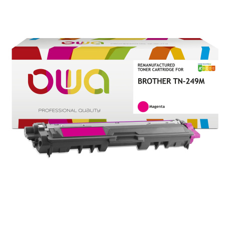 OWA Armor toner kompatibilní s Brother TN-249M, 4000st, červená/magenta