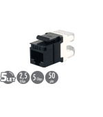 Zařezávací keystone Solarix CAT6 UTP SXKJ-6-UTP-BK