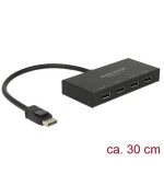 Delock Displayport 1.2 Splitter 1 x Displayport in > 4 x Displayport out 4K