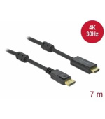 Delock Pasivní kabel DisplayPort 1.2 na HDMI, 4K, 30 Hz 7 m