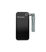 VERBATIM Pocket SSD 1TB, USB-C 3.2 Gen 2, černá/šedá
