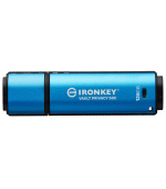 Kingston Ironkey Vault Privacy 50C/128GB/USB 3.2/USB-C/Modrá