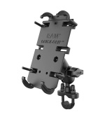 UNPKD RAM QUICK-GRIP XL PHONE HOLDER FOR LARGER DEVICES WITH SHORT ARM AND U-BOLT