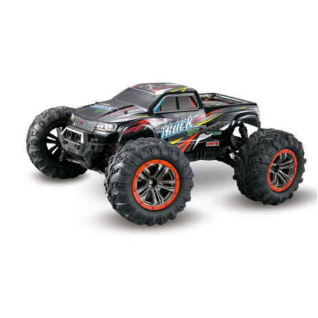 MonsterTruck 1:10, 2 motory, 4x4,46km/h - žlutočervený