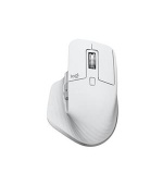 Logitech bezdrátová myš MX Master 3s - USB-C/ 8000dpi/ Logitech Flow/Bolt/7 tlačítek/tichá - bílo šedá