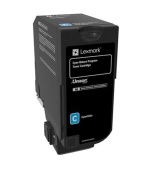 Lexmark CX725 Cyan High Yield Return Programme Toner Cartridge - 16 000 stran