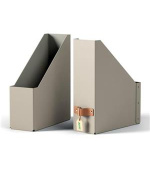 LEITZ stojan na časopisy, karton, 2ks béžový