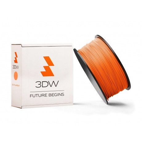 3DW - ABS filament 1,75mm oranžová, 1kg (2x 0,5kg), tisk 220-250°C