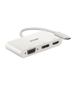D-Link 3-in-1 USB-C to HDMI/VGA/DisplayPort Adapter