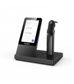 Yealink WH67 DECT základna s dotykovým LCD a s náhlavní soupravou do jednoho ucha pro Teams