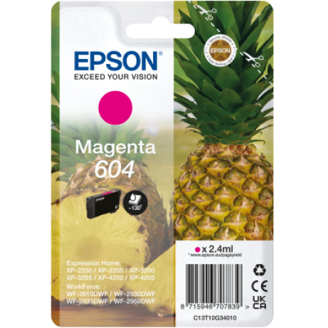 EPSON Singlepack Magenta 604 Ink