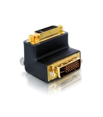 Delock adaptér DVI 24+5 samice - DVI 24+5 samec, pravoúhlý