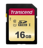 Transcend 16GB SDHC 500S (Class 10) UHS-I U1 (Ultimate) MLC paměťová karta