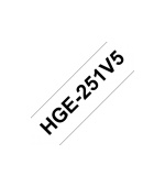 HGE-251, bílá / černá, 24 mm